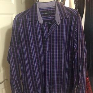 Men’s purple dress shirt